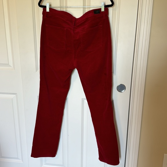 Red Ralph Lauren straight legged corduroy pants. - Picture 4 of 4